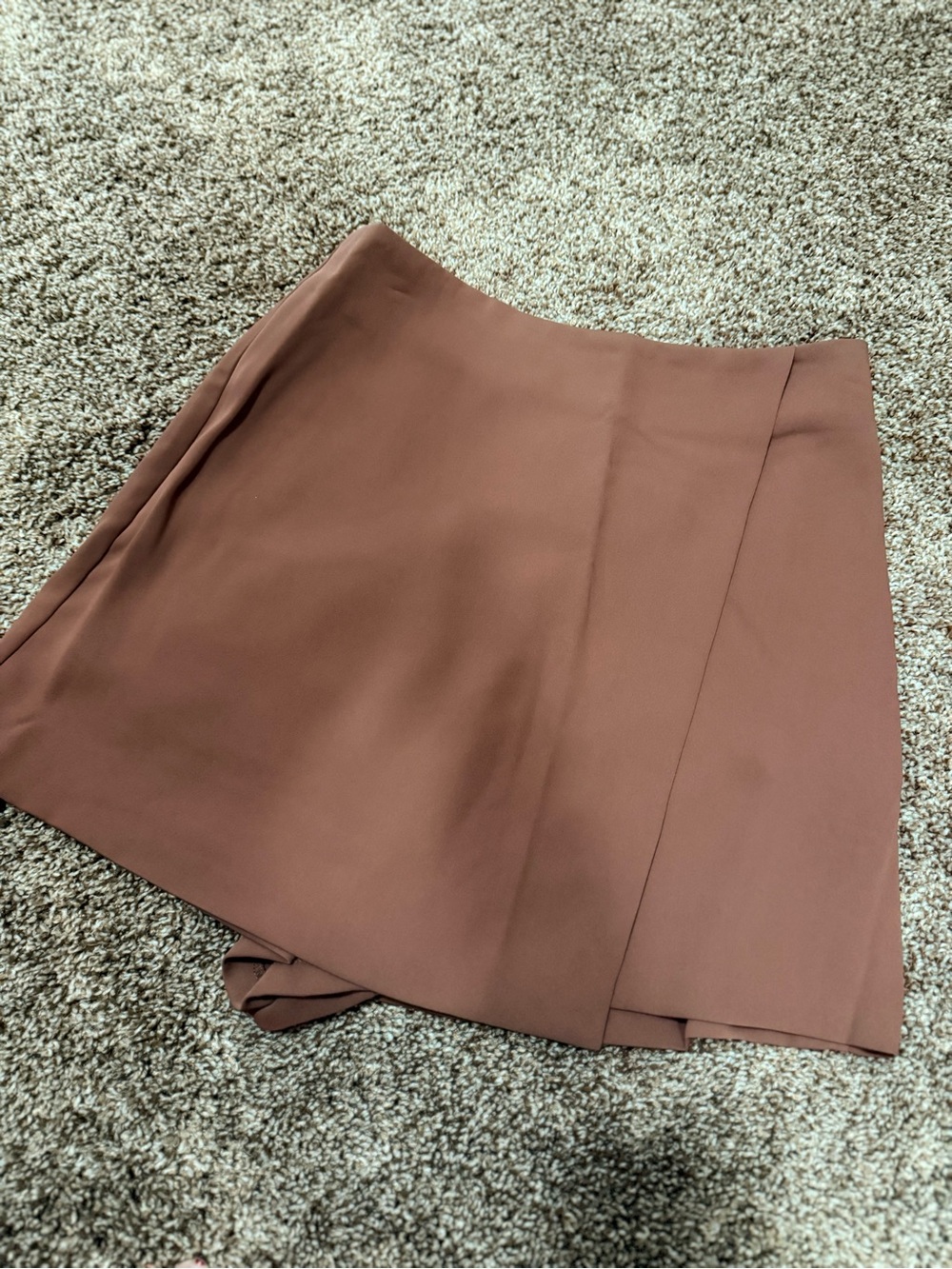 Express Rust-Brown Mini Skort - Picture 1 of 4